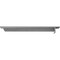 Ekena Millwork Heaton Hidden Support Steel Bracket w/ 16" Support Depth, Hammered Gray 3"W x 20"D x 2"H BKTM03X20X02HEHGY - alternate 7